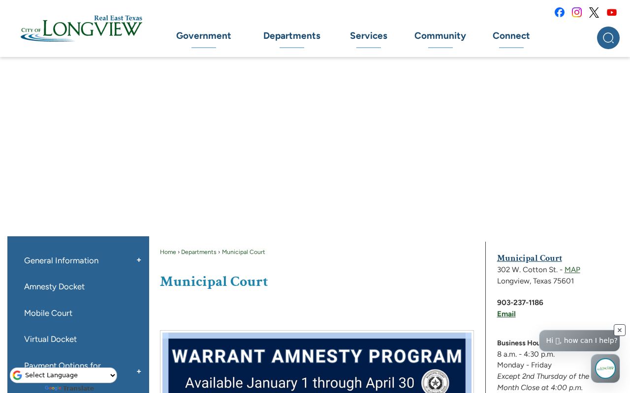 Longview court records municipal court access